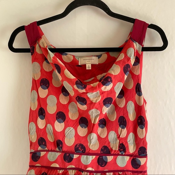 Moulinette Soeurs Silk Sleeveless Dress Size 6 - Picture 9 of 13